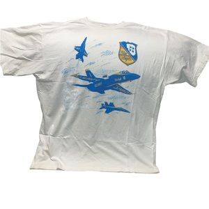 Early 90’s Navy Blue Angels T shirt. Global basic.